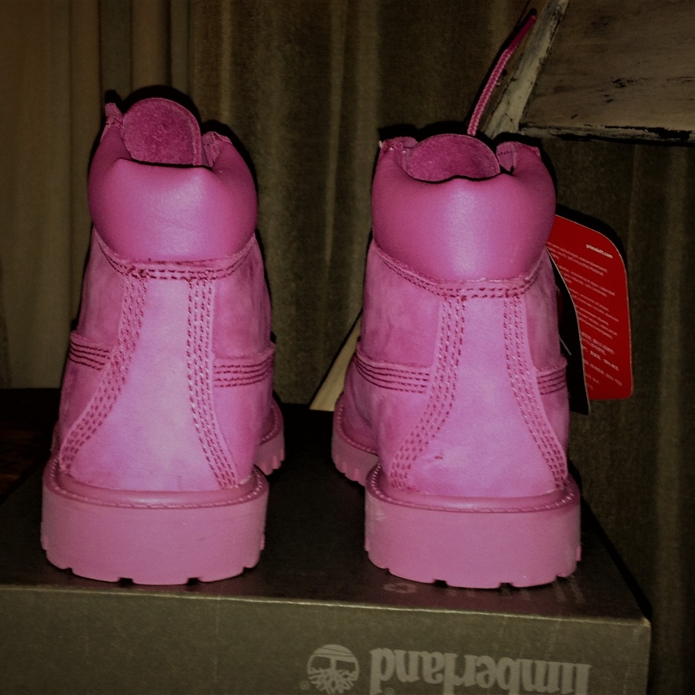 Timberland Bubblegum Pink Boots - Picture 4 of 5